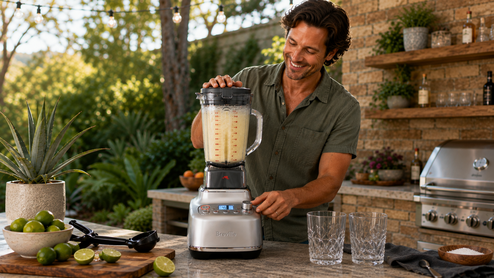 Breville Super Q blender in brushed stainless steel