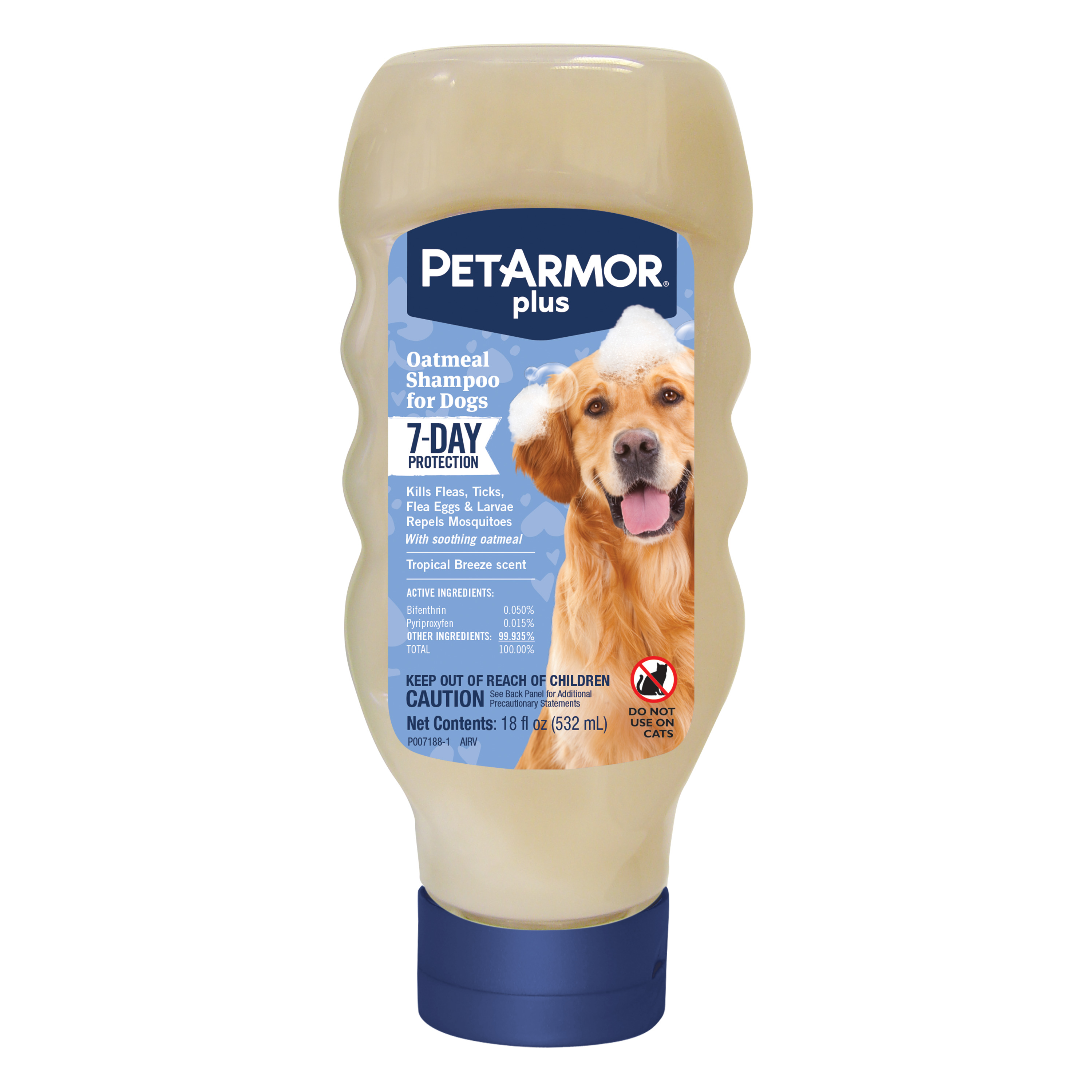 PetArmor® Plus Flea & Tick Shampoo with Oatmeal for Dogs