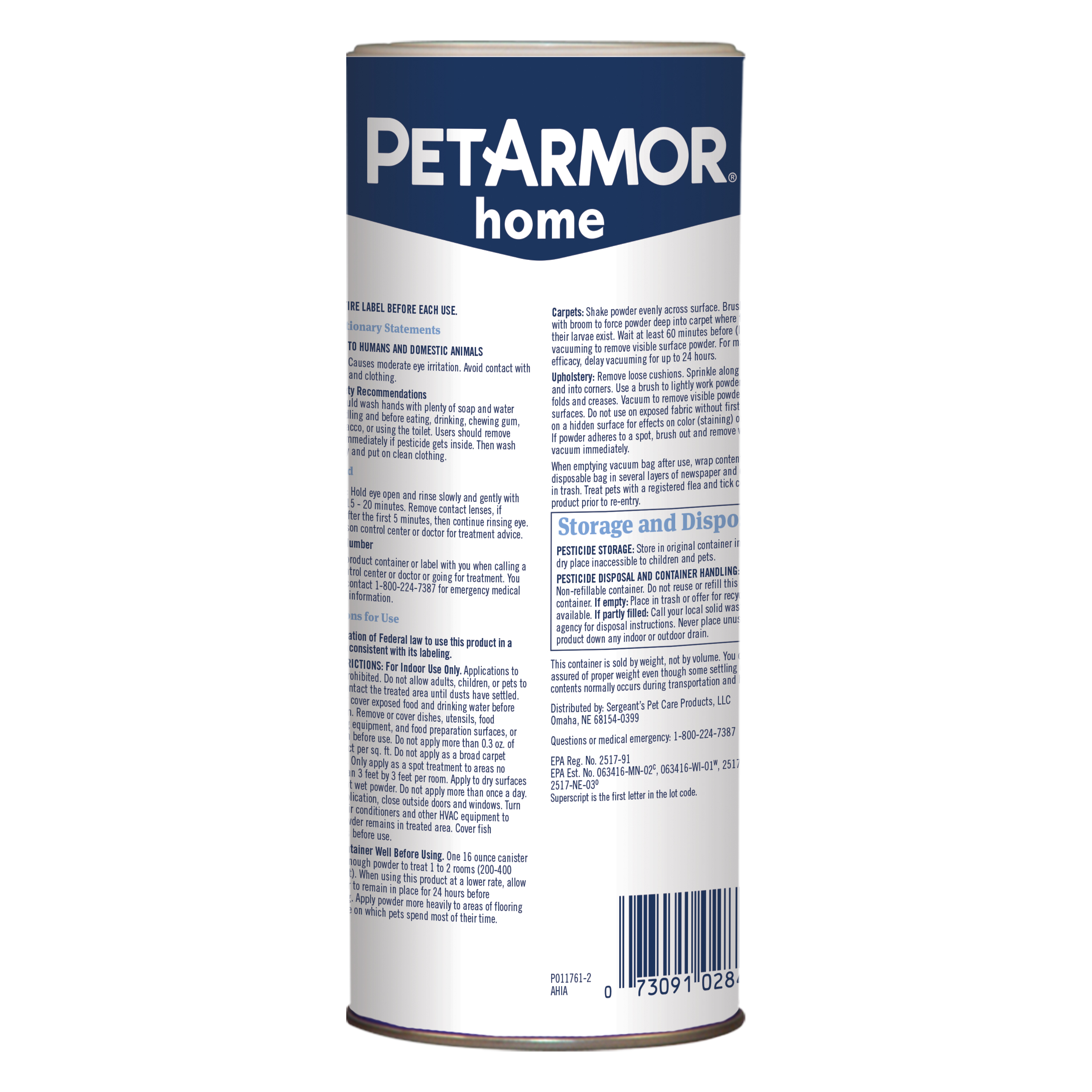 PetArmor® Home Carpet Powder - 16oz