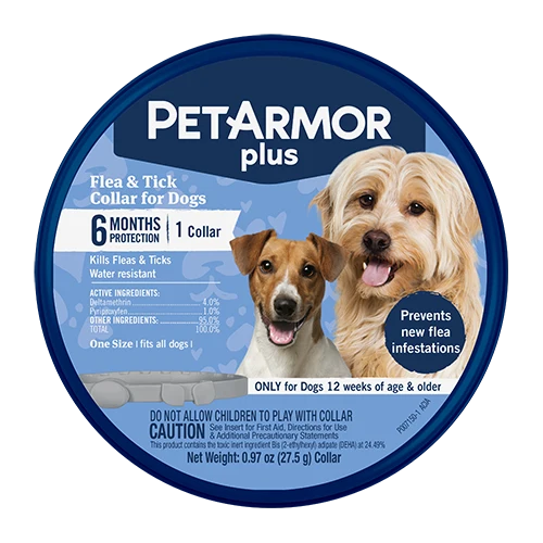 PetArmor® Plus Flea & Tick Collar for Dogs - 1
